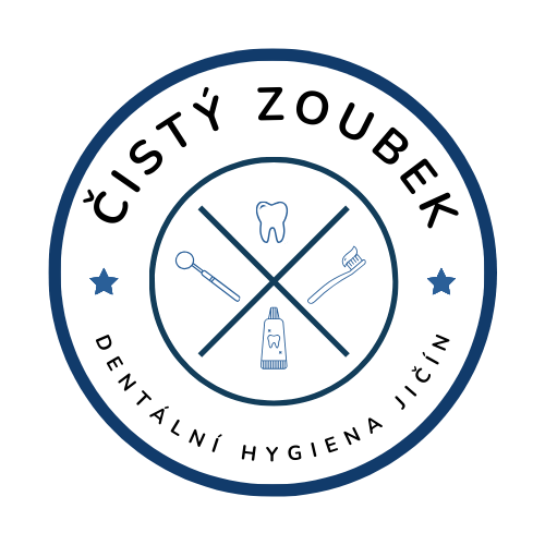 Cisty zoubek logo bílé pozadí logo čistý zoubek